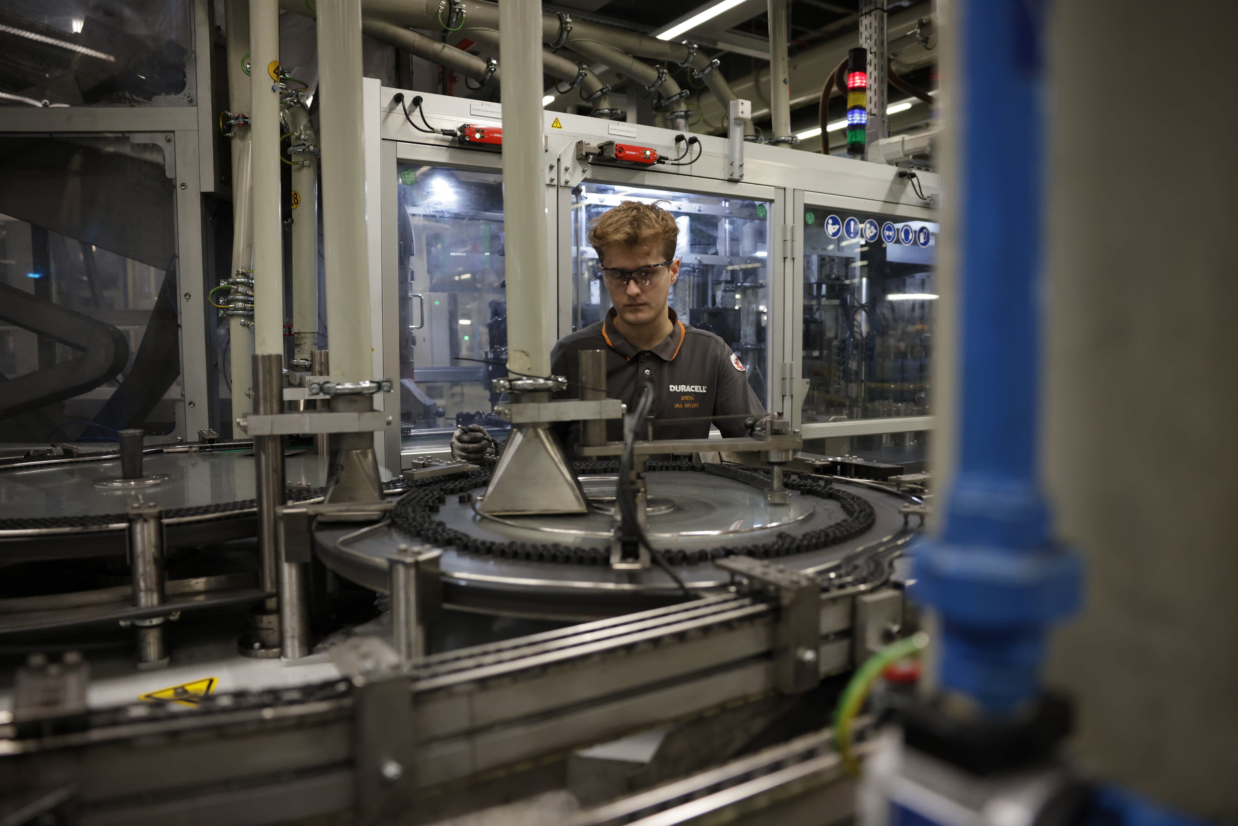 Photo of Brent working at Duracell